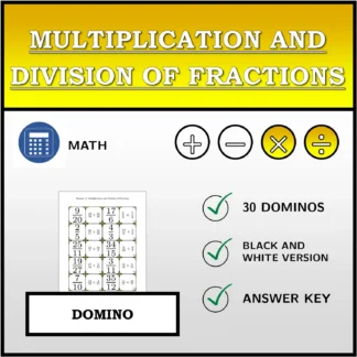 Domino: Multiplication and Division of Fractions