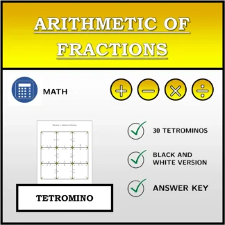 Tetromino: Arithmetic of Fractions