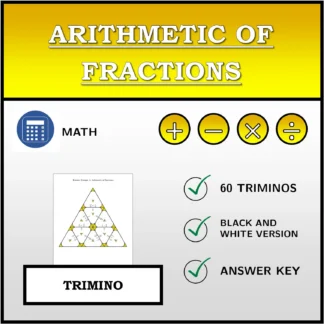 Trimino: Arithmetic of Fractions
