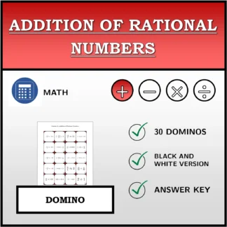 Domino: Addition of Rational Numbers