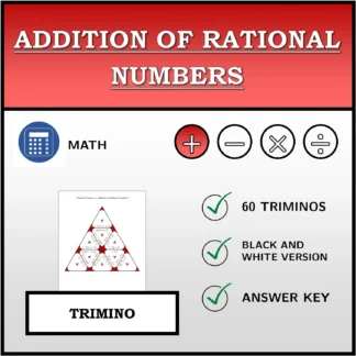 Trimino: Addition of Rational Numbers