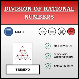 Trimino: Division of Rational Numbers