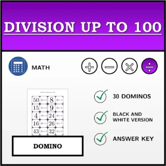 Domino: Division up to 100