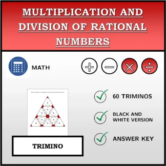 Trimino: Multiplication and Division of Rational Numbers