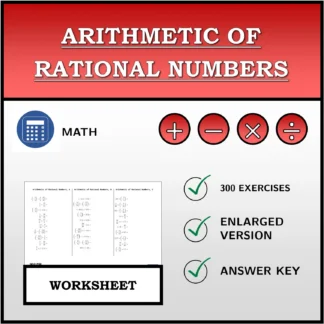 Worksheet: Arithmetic of Rational Numbers