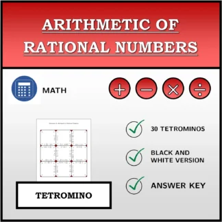 Tetromino: Arithmetic of Rational Numbers
