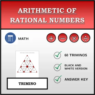 Trimino: Arithmetic of Rational Numbers