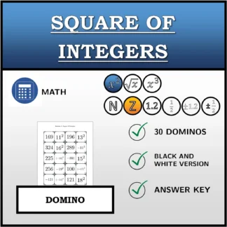 Domino: Square Of Integers