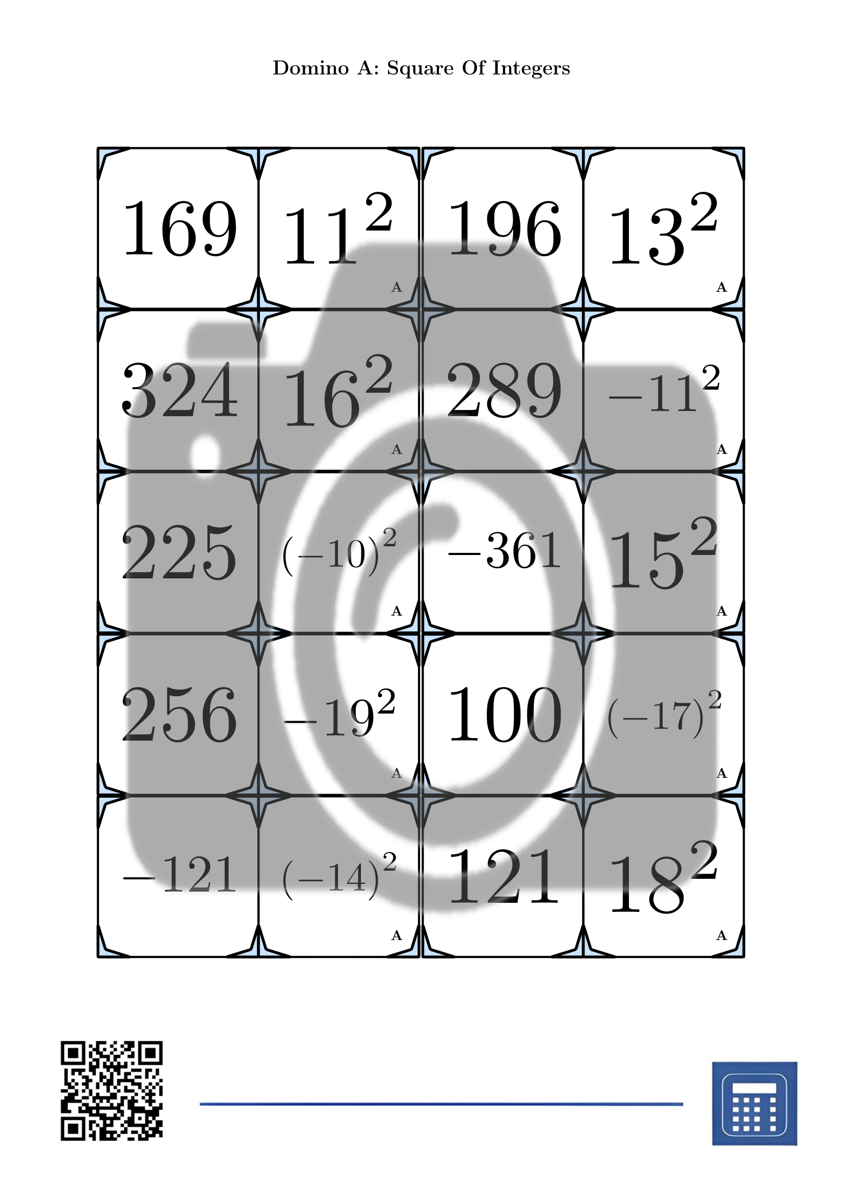 Domino: Square Of Integers - Image 2