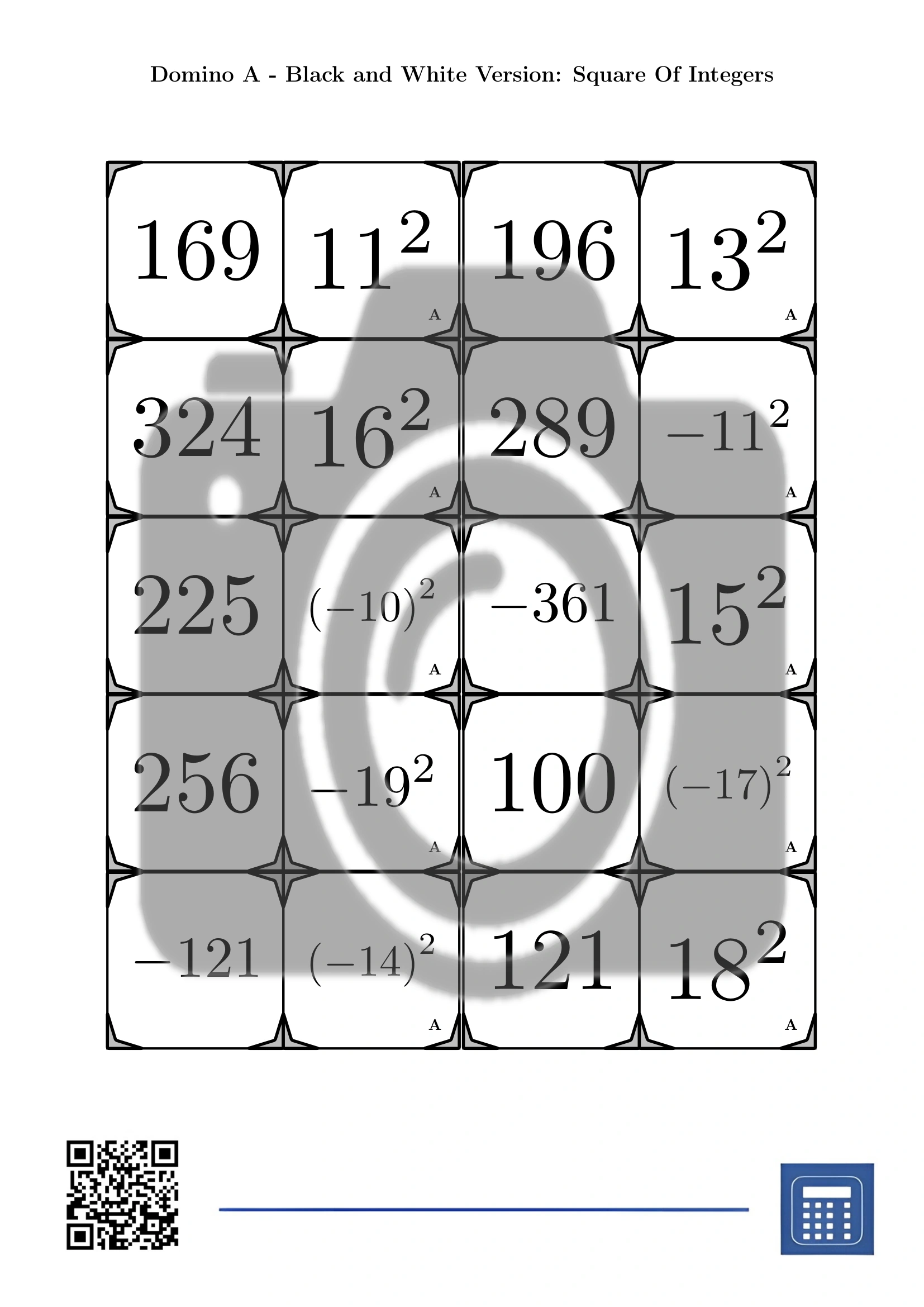 Domino: Square Of Integers - Image 3