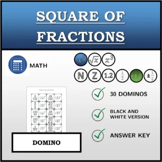 Domino: Square Of Fractions