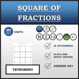 Tetromino: Square Of Fractions