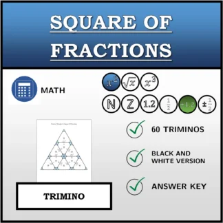 Trimino: Square Of Fractions