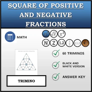Trimino: Square Of Positive and Negative Fractions