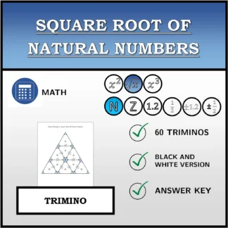 Trimino: Square Root Of Natural Numbers