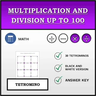 Tetromino: Multiplication and Division up to 100