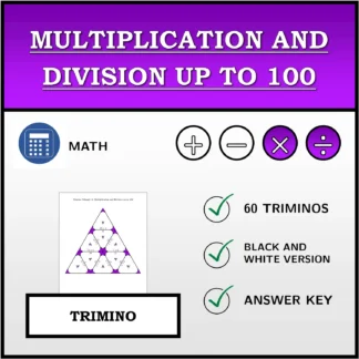 Trimino: Multiplication and Division up to 100