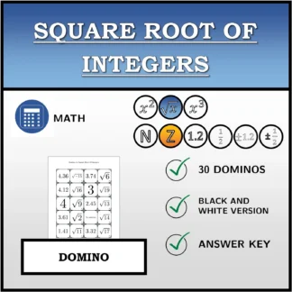 Domino: Square Root Of Integers