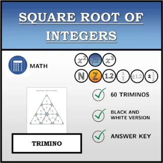 Trimino: Square Root Of Integers