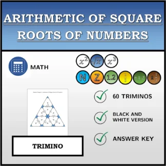 Trimino: Arithmetic Of Square Roots Of Numbers